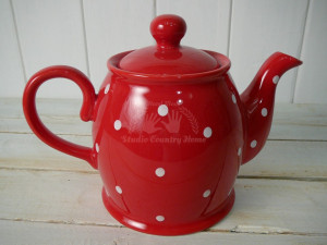 Keramický čajník BODKA