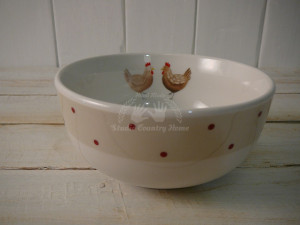 Keramická miska SLIEPKY