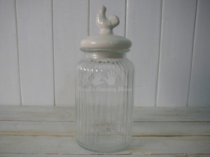 Sklenená dóza KOHÚTIK - L