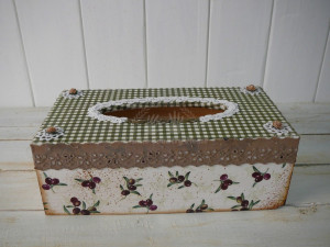 Box na kapesníky OLIVY