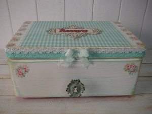 Drevená skrinka PASTEL