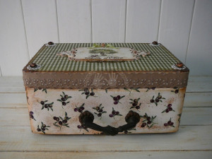 Drevená skrinka OLIVY